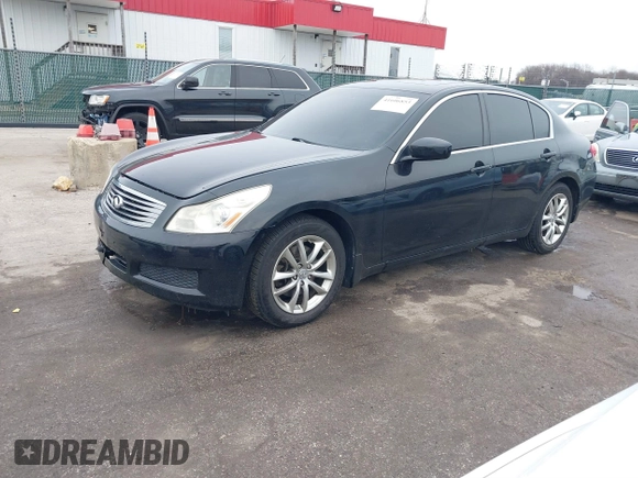 2009 Infiniti G37 x with VIN JNKCV61F99M359887, listed as a IAAI auction lot 41606853 with 123,404 mi miles. Bid and sale history available at carsss.com. Image 2.