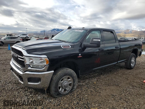 2023 Ram 2500 Tradesman with VIN 3C6UR5HL1PG503505, listed as a Copart auction lot 86852754 with 34,395 mi miles and Salvage Title. Bid and sale history available at carsss.com. Image 1.