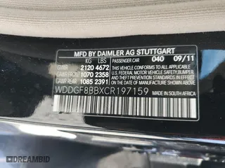 2012 Mercedes-Benz C-Class C 300 Sport with VIN WDDGF8BBXCR197159, listed as a Copart auction lot 54054625 with 90,875 mi miles and Salvage Title. Bid and sale history available at carsss.com. Image 12.