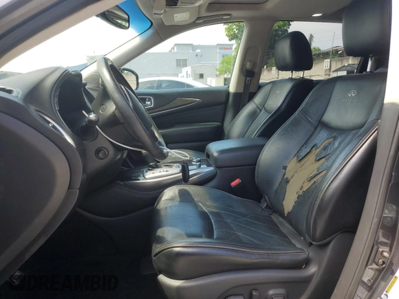 2014 Infiniti QX60 with VIN 5N1AL0MN1EC523322, listed as a Copart auction lot 58406745 with 156,217 mi miles and Salvage title. Bid and sale history available at DreamBid. Image 7.