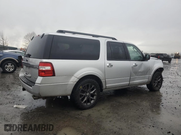 2017 Ford Expedition EL Limited with VIN 1FMJK2AT9HEA58881, listed as a Copart auction lot 88107865 with 117,557 mi miles and Salvage Title. Bid and sale history available at carsss.com. Image 3.