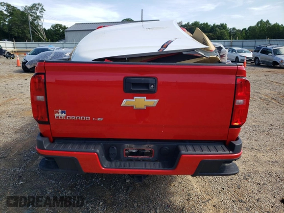 2020 Chevrolet Colorado 4WD Work Truck with VIN 1GCGTBEN0L1145933, listed as a Copart auction lot 60484365 with 70,417 mi miles and Salvage title. Bid and sale history available at DreamBid. Image 6.