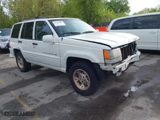 1998 Jeep Grand Cherokee Limited with VIN 1J4GZ78Y2WC164021, listed as a IAAI auction lot 42109012 with 1 mi miles. Bid and sale history available at carsss.com. Image 1.