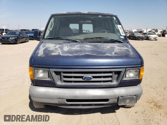 2005 Ford Econoline Cargo with VIN 1FTNE24L55HA05288, listed as a Copart auction lot 75017754 with 197,889 mi miles and Salvage Title. Bid and sale history available at carsss.com. Image 5.