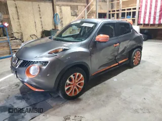 2015 Nissan Juke S with VIN JN8AF5MV8FT551634, listed as a Copart auction lot 48998085 with 64,437 mi miles and Salvage Title. Bid and sale history available at DreamBid. Image 1.