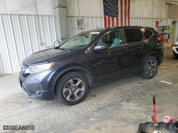 2017 Honda CR-V EX-L with VIN 5J6RW2H83HL024339, listed as a Copart auction lot 54138245 with 104,208 mi miles and Clean Title. Bid and sale history available at carsss.com. Image 1.