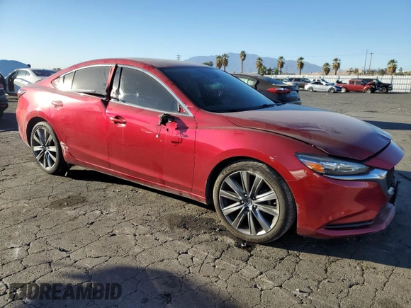 2018 Mazda 6 Grand Touring with VIN JM1GL1TY7J1322711, listed as a Copart auction lot 87331224 with 78,689 mi miles and Salvage Title. Bid and sale history available at DreamBid. Image 4.