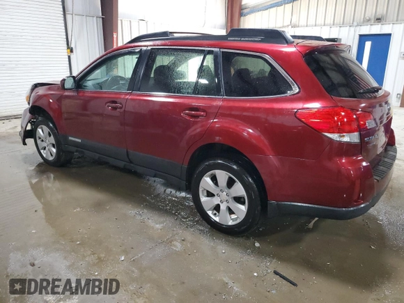 2012 Subaru Outback Prem with VIN 4S4BRBCC3C3216097, listed as a Copart auction lot 60110835 with 91,301 mi miles and Salvage title. Bid and sale history available at DreamBid. Image 2.