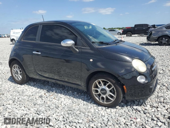 2012 FIAT 500 Pop with VIN 3C3CFFAR4CT106202, listed as a Copart auction lot 55217065 with 124,402 mi miles and Clean Title. Bid and sale history available at carsss.com. Image 4.