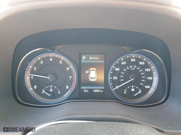 2019 Hyundai Kona Ultimate with VIN KM8K53A55KU197874, listed as a Copart auction lot 87752805 with 33,551 mi miles and Salvage Title. Bid and sale history available at carsss.com. Image 9.