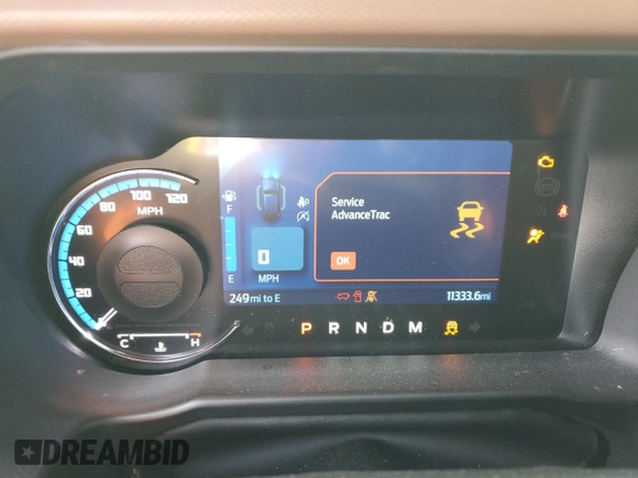 2024 Ford Bronco Outer Banks with VIN 1FMEE8BPXRLA42019, listed as a Copart auction lot 48231505 with 11,333 mi miles and Salvage Title. Bid and sale history available at DreamBid. Image 9.