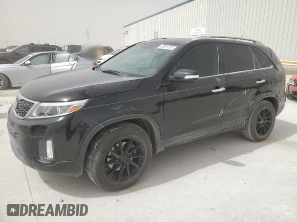 2015 Kia Sorento LX with VIN 5XYKT4A69FG659384, listed as a Copart auction lot 48891205 with 129,678 mi miles and Salvage Title. Bid and sale history available at DreamBid. Image 1.
