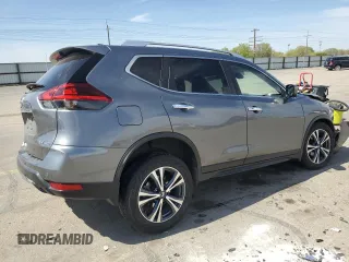 2019 Nissan Rogue SV with VIN JN8AT2MV3KW378220, listed as a Copart auction lot 53349015 with 60,812 mi miles and Salvage Title. Bid and sale history available at carsss.com. Image 3.