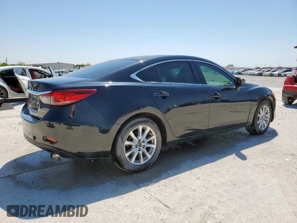2016 Mazda 6 i Sport with VIN JM1GJ1U58G1457733, listed as a Copart auction lot 50963315 with 101,516 mi miles and Salvage Title. Bid and sale history available at DreamBid. Image 3.