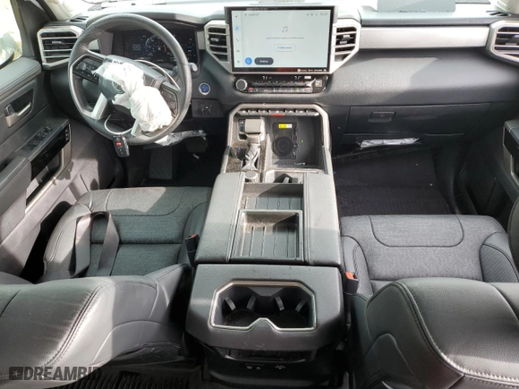 2022 Toyota Tundra 2WD Limited Hybrid with VIN 5TFJC5AB4NX001448, listed as a Copart auction lot 82022344 with 5,535 mi miles and Salvage Title. Bid and sale history available at carsss.com. Image 8.