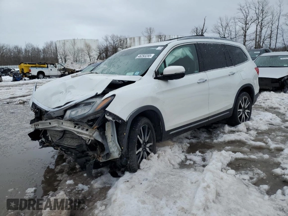 2020 Honda Pilot Touring 7-Passenger z VIN 5FNYF6H68LB001447, wystawiony jako Copart lot #46293255 z przebiegiem 273 940 mil mil oraz Szkoda całkowita • Salvage title. Historia ofert i sprzedaży dostępna na DreamBid. Obrazek 1.