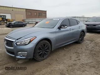 2018 Infiniti Q70 Luxe with VIN JN1BY1AR1JM220894, listed as a Copart auction lot 51790295 with Not provided miles and Salvage title. Bid and sale history available at DreamBid. Image 1.