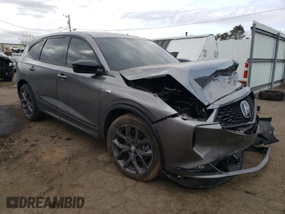 2024 Acura MDX w/A-Spec Package z VIN 5J8YE1H02RL016907, wystawiony jako Copart lot #48898775 z przebiegiem 24 992 mil mil oraz Szkoda całkowita • Salvage title. Historia ofert i sprzedaży dostępna na DreamBid. Obrazek 4.