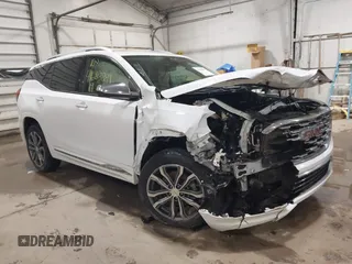 2019 GMC Terrain Denali with VIN 3GKALSEX5KL284619, listed as a IAAI auction lot 41683881 with 96,420 mi miles. Bid and sale history available at carsss.com. Image 1.