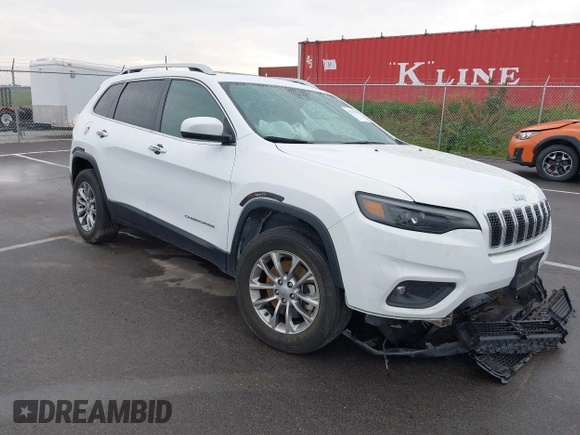 2021 Jeep Cherokee Latitude Lux z VIN 1C4PJMMX4MD221786, wystawiony jako IAAI lot #42432825 z przebiegiem 54 297 mil mil oraz . Historia ofert i sprzedaży dostępna na DreamBid. Obrazek 1.