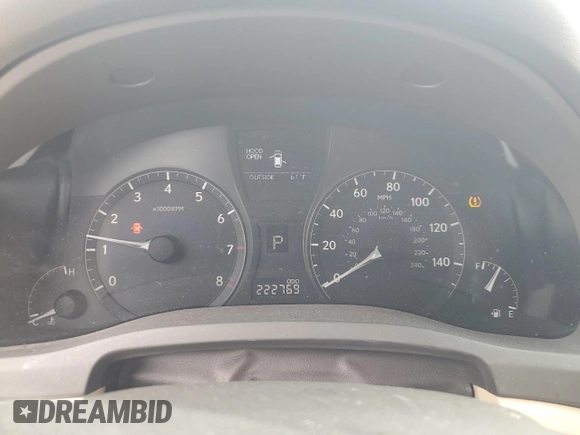 2012 Lexus RX 350 with VIN 2T2ZK1BA6CC072307, listed as a Copart auction lot 53301445 with 222,769 mi miles and Salvage Title. Bid and sale history available at DreamBid. Image 9.
