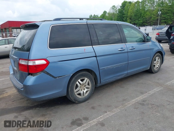 2007 Honda Odyssey EX with VIN 5FNRL38437B126937, listed as a IAAI auction lot 42098793 with 212,343 mi miles and . Bid and sale history available at DreamBid. Image 4.