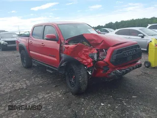 2022 Toyota Tacoma SR with VIN 3TYCZ5AN3NT080977, listed as a IAAI auction lot 42546723 with 39,384 mi miles and . Bid and sale history available at DreamBid. Image 1.