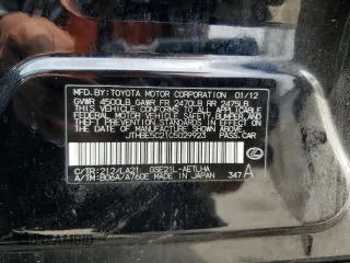 2012 Lexus IS 350 with VIN JTHBE5C21C5029923, listed as a Copart auction lot 54266105 with 209,009 mi miles and Salvage title. Bid and sale history available at DreamBid. Image 13.