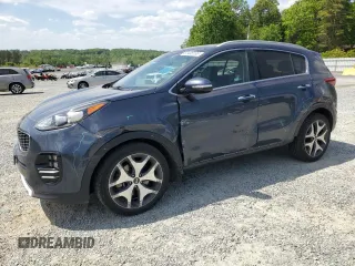 2017 Kia Sportage SX Turbo with VIN KNDPR3A63H7169957, listed as a Copart auction lot 53446185 with 133,659 mi miles and Salvage title. Bid and sale history available at DreamBid. Image 1.