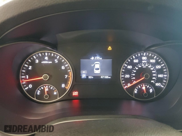 2019 Kia Optima LX with VIN 5XXGT4L36KG361205, listed as a Copart auction lot 62567075 with 47,166 mi miles and Salvage title. Bid and sale history available at DreamBid. Image 9.