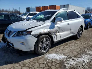 2015 Lexus RX 450h with VIN 2T2BC1BA4FC005241, listed as a Copart auction lot 46080155 with 129,715 mi miles and Salvage Title. Bid and sale history available at DreamBid. Image 1.