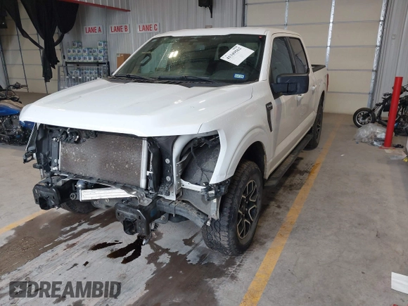 2023 Ford F-150 XL with VIN 1FTEW1EPXPKF97673, listed as a IAAI auction lot 41349562 with 35,687 mi miles. Bid and sale history available at carsss.com. Image 18.