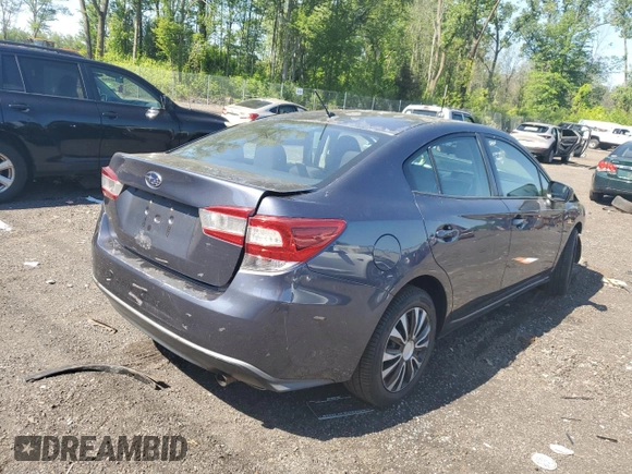 2017 Subaru Impreza with VIN 4S3GKAA68H3600518, listed as a Copart auction lot 58480885 with Not provided miles and Salvage title. Bid and sale history available at DreamBid. Image 3.
