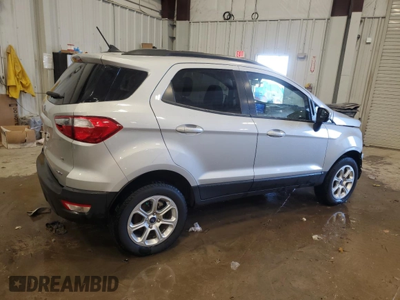 2020 Ford EcoSport SE with VIN MAJ6S3GL7LC318549, listed as a Copart auction lot 48242785 with 44,624 mi miles and Salvage Title. Bid and sale history available at DreamBid. Image 3.