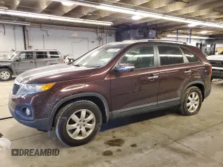 2013 Kia Sorento LX with VIN 5XYKT4A69DG357221, listed as a Copart auction lot 41734095 with 115,261 mi miles and Clean Title. Bid and sale history available at carsss.com. Image 1.