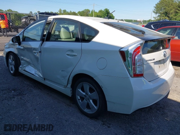 2013 Toyota Prius One with VIN JTDKN3DU3D0348163, listed as a IAAI auction lot 42115180 with 121,397 mi miles and . Bid and sale history available at DreamBid. Image 3.