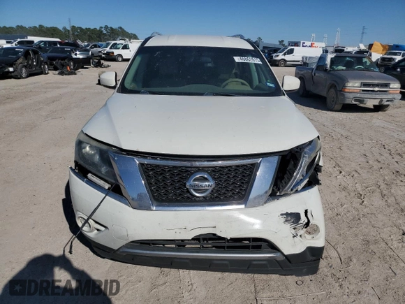 2015 Nissan Pathfinder SV with VIN 5N1AR2MN4FC686185, listed as a Copart auction lot 46862815 with 157,365 mi miles and Salvage Title. Bid and sale history available at carsss.com. Image 5.