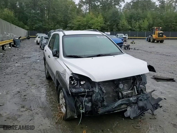 2006 Kia Sportage LX with VIN KNDJF723567284907, listed as a Copart auction lot 72997004 with 170,569 mi miles and Salvage Title. Bid and sale history available at carsss.com. Image 12.