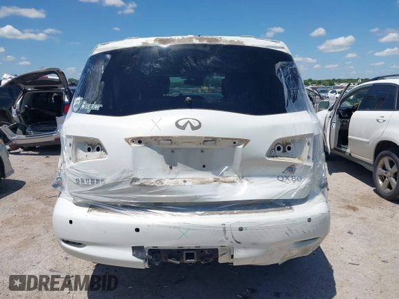 2014 Infiniti QX80 with VIN JN8AZ2NF6E9553827, listed as a IAAI auction lot 42228458 with 167,945 mi miles and . Bid and sale history available at DreamBid. Image 16.