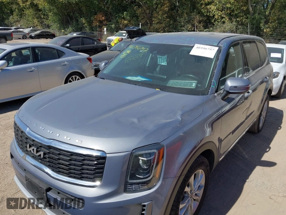 2022 Kia Telluride LX with VIN 5XYP2DHC7NG227251, listed as a IAAI auction lot 40356757 with 57,792 mi miles and . Bid and sale history available at DreamBid. Image 17.