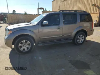 2007 Nissan Pathfinder SE with VIN 5N1AR18U47C634892, listed as a Copart auction lot 85876204 with Not provided miles and Salvage title. Bid and sale history available at DreamBid. Image 1.