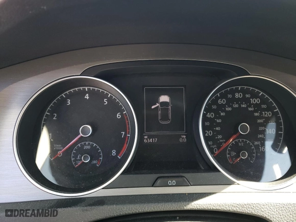 2015 Volkswagen Golf TSI S with VIN 3VW217AU5FM054879, listed as a Copart auction lot 44453613 with 63,417 mi miles. Bid and sale history available at carsss.com. Image 9.