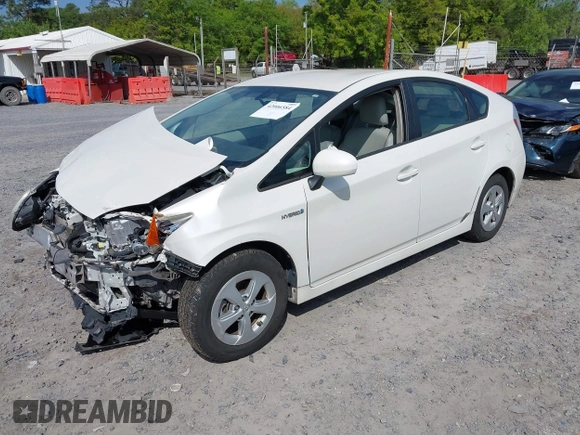 2010 Toyota Prius II with VIN JTDKN3DU9A0020208, listed as a IAAI auction lot 42006584 with 160,450 mi miles. Bid and sale history available at carsss.com. Image 2.