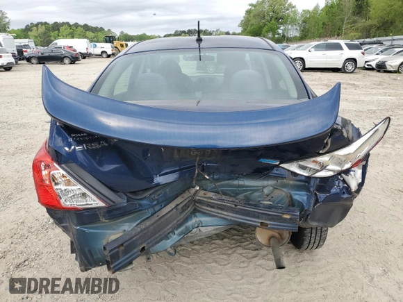 2014 Nissan Versa SV with VIN 3N1CN7AP0EL854809, listed as a Copart auction lot 53725955 with 112,533 mi miles and Salvage Title. Bid and sale history available at DreamBid. Image 6.
