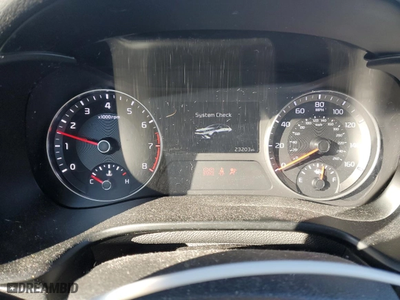 2023 Kia Forte LXS with VIN 3KPF24AD4PE538604, listed as a Copart auction lot 44036175 with 23,203 mi miles and Salvage Title. Bid and sale history available at carsss.com. Image 9.
