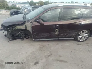 2019 Nissan Pathfinder S z VIN 5N1DR2MM3KC595925, wystawiony jako IAAI lot #40281309 z przebiegiem 58 193 mil mil oraz . Historia ofert i sprzedaży dostępna na DreamBid. Obrazek 6.