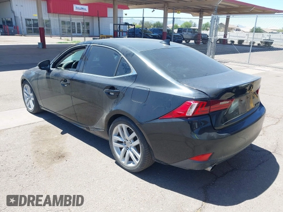 2014 Lexus IS 250 with VIN JTHBF1D22E5017576, listed as a IAAI auction lot 42131644 with 131,674 mi miles. Bid and sale history available at carsss.com. Image 3.