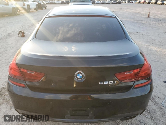 2014 BMW 6 Series 650i z VIN WBA6B2C53ED129256, wystawiony jako Copart lot #85346084 z przebiegiem 51 948 mil mil oraz Szkoda całkowita • Salvage title. Historia ofert i sprzedaży dostępna na DreamBid. Obrazek 6.