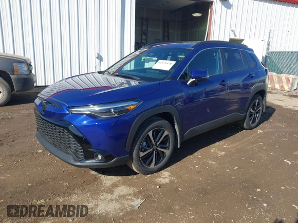 2024 Toyota Corolla Cross Hybrid S with VIN 7MUFBABG7RV021934, listed as a IAAI auction lot 41171470 with 5,000 mi miles and . Bid and sale history available at DreamBid. Image 2.
