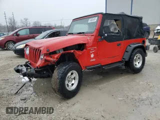 1999 Jeep Wrangler Sport with VIN 1J4FY19S1XP414364, listed as a Copart auction lot 43605485 with 184,363 mi miles and Non Repairable. Bid and sale history available at carsss.com. Image 1.
